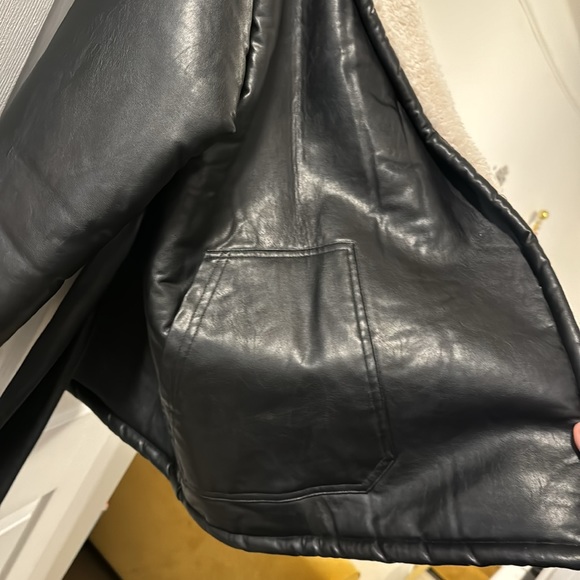Faux Leather Jacket from Boohoo - Picture 4 of 5